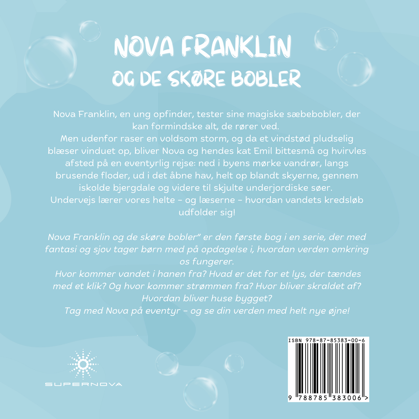 Nova Franklin Og de Skøre Bobler: et eventyr om vandets kredsløb